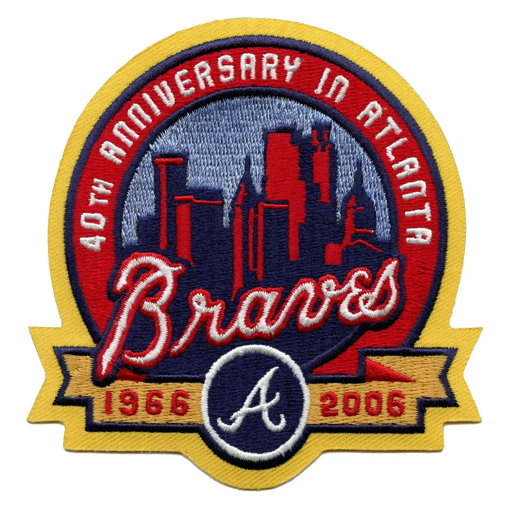 Atlanta Braves 40th Anniversary Patch
