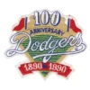 1990 los angeles dodgers 100th anniversary jersey patch