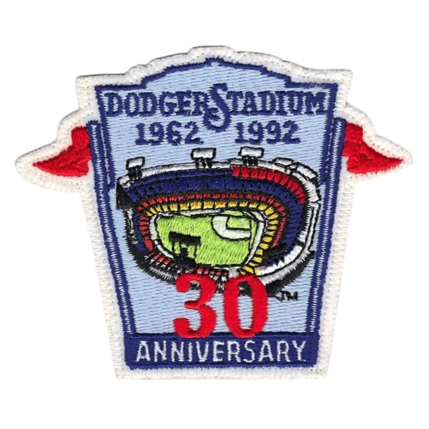 LA Dodger Stadium 30th Anniversary Patch