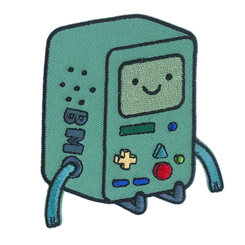 Adventure time cute bmo embroidered patch