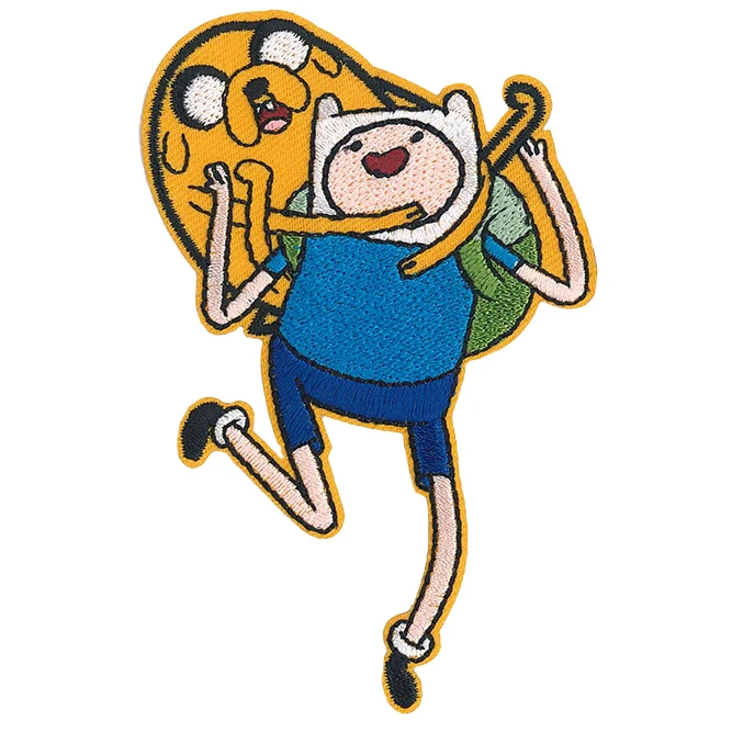 Adventure time finn and jake embroidered iron on patch