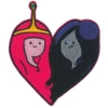 Adventure time heart marceline and princess bubblegum patch