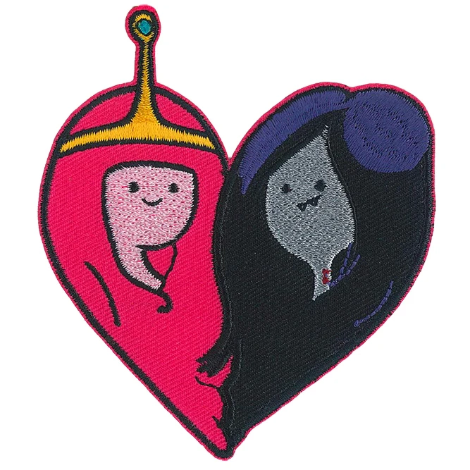 Adventure time heart marceline and princess bubblegum patch