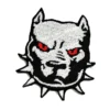 Aggressive Bulldog Red Eyes Patch