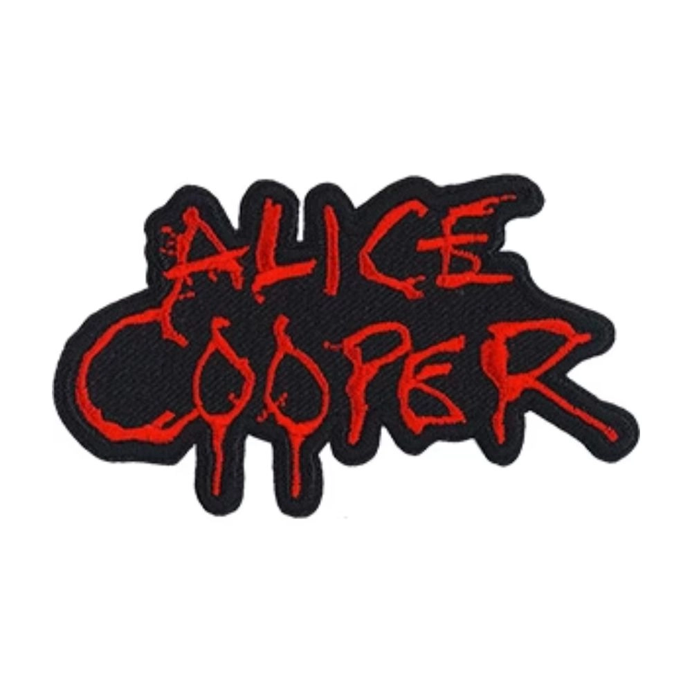 Alice cooper blood dripping font patch
