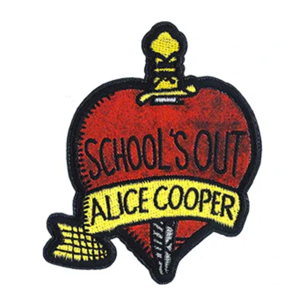 Alice cooper schools out heart and dagger patch