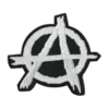 Anarchy symbol embroidered patch