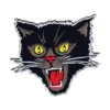 Black Tom Cat Face Patch