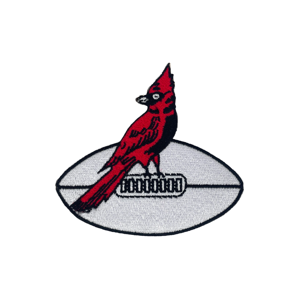 Arizona Cardinals Bird on Football Patch