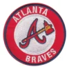 Atlanta Braves Primary Logo Round Patch