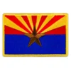 Arizona state flag embroidered golden border patch