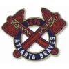Atlanta Braves Crossed Tomahawks Logo Patch