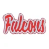 Atlanta falcons falcons script logo patch