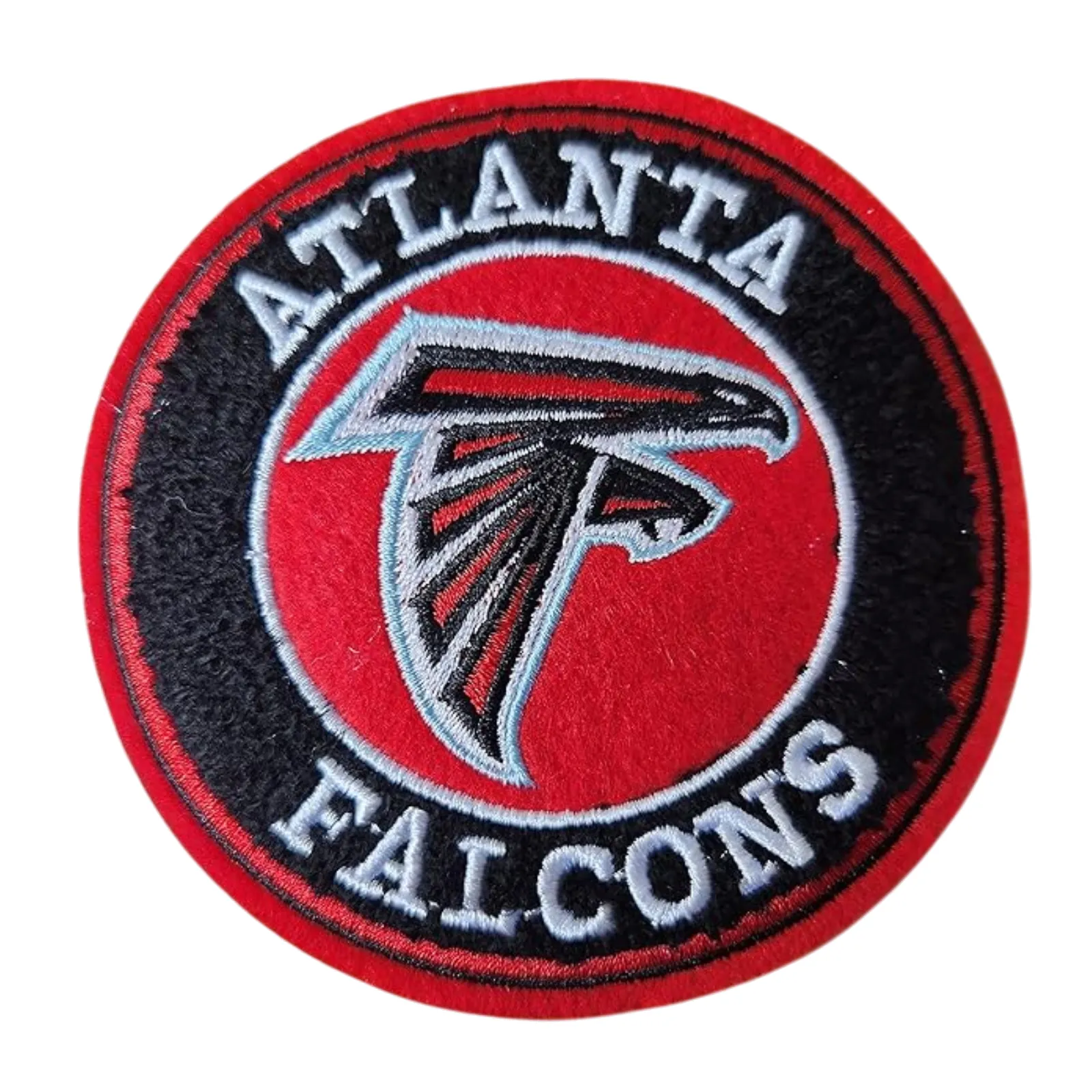 Atlanta falcons round logo embroidered patch