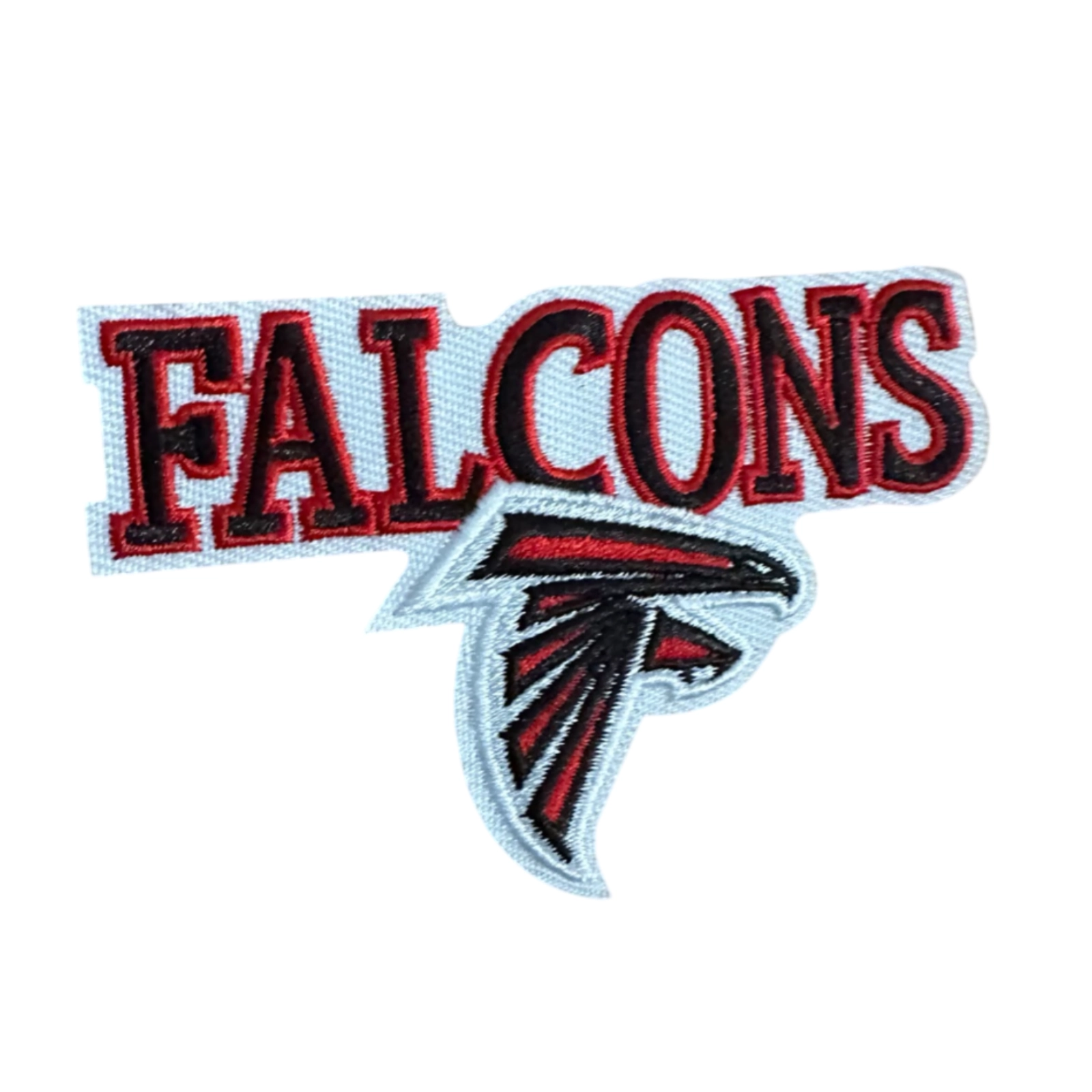 Atlanta falcons wordmark logo embroidered patch