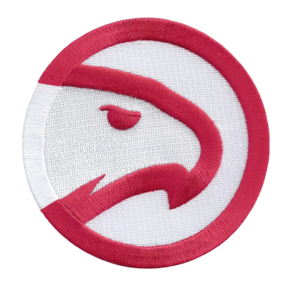 Atlanta hawks alternate white embroidery patch