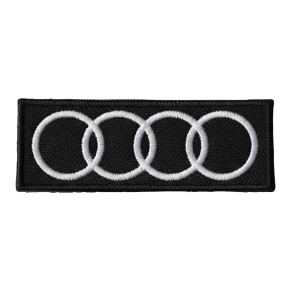 Audi logo iron on patch
