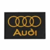 Audi racing logo gold patch