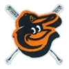 Baltimore Orioles Crossed Bats Logo Patch