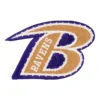 Baltimore ravens b logo embroidered patch