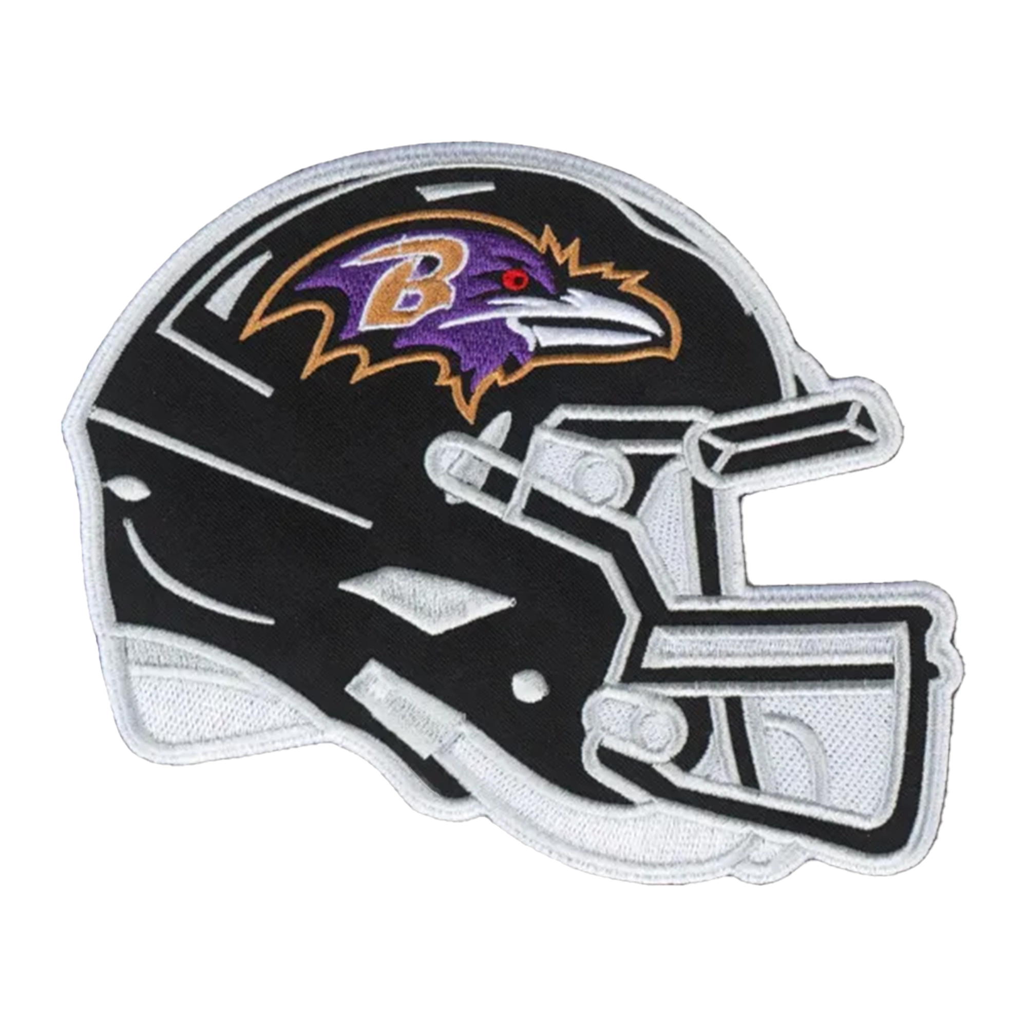 Baltimore Ravens Helmet "B" Crest Embroidered Patch