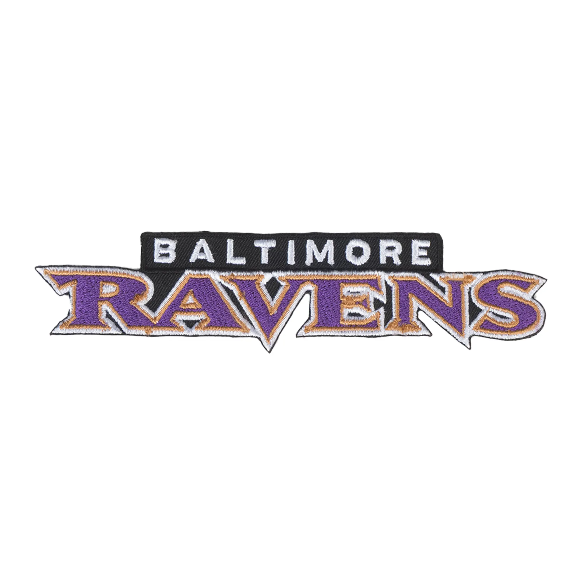 Baltimore ravens script logo embroidered patch