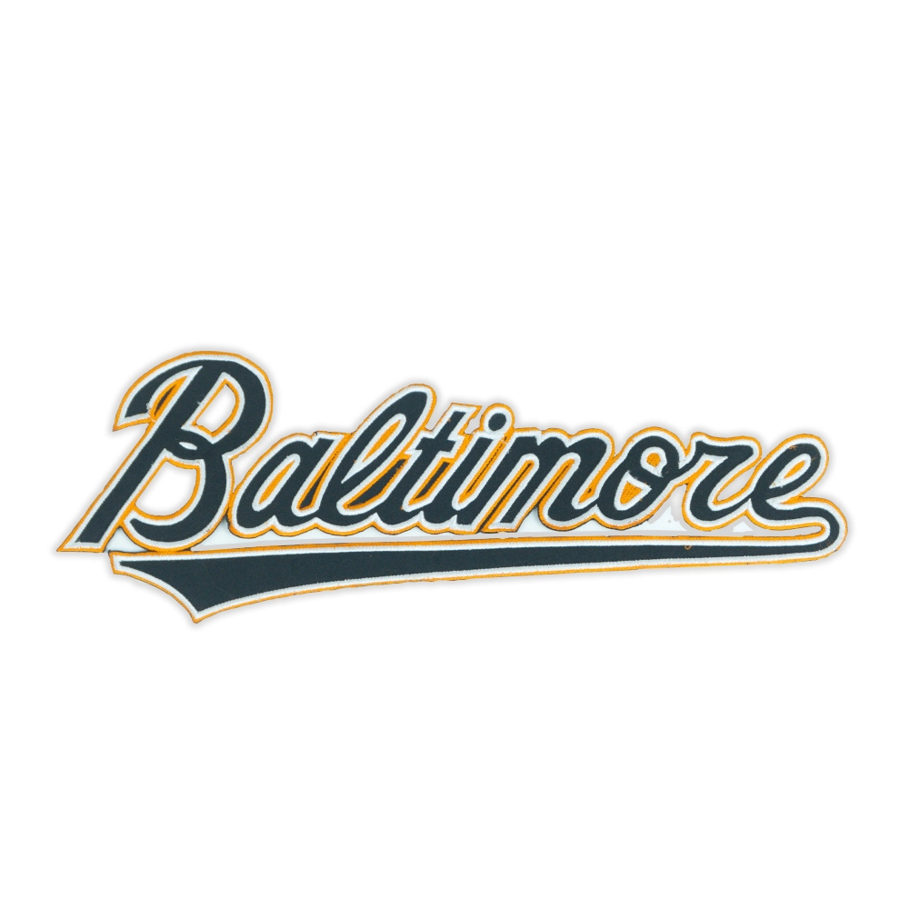 Baltimore Orioles Script Logo Patch