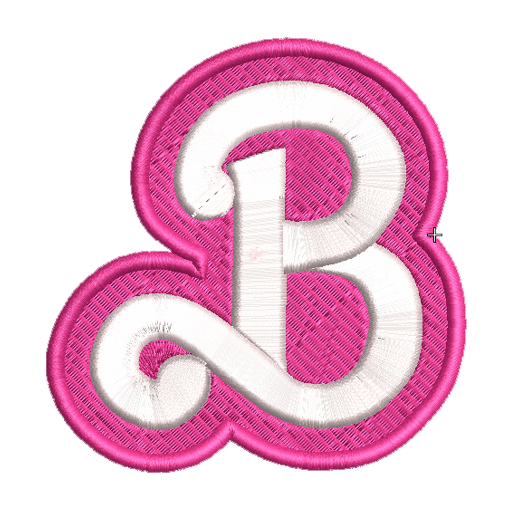 Barbie Letter B logo patch