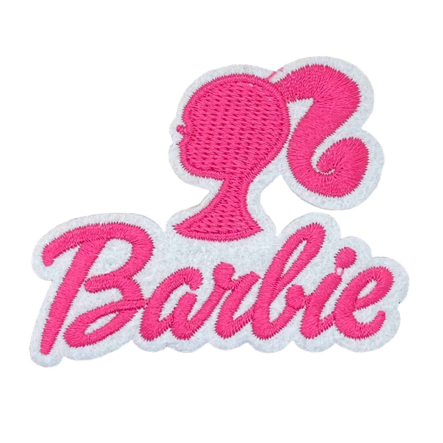Barbie Script Pink Logo Patch