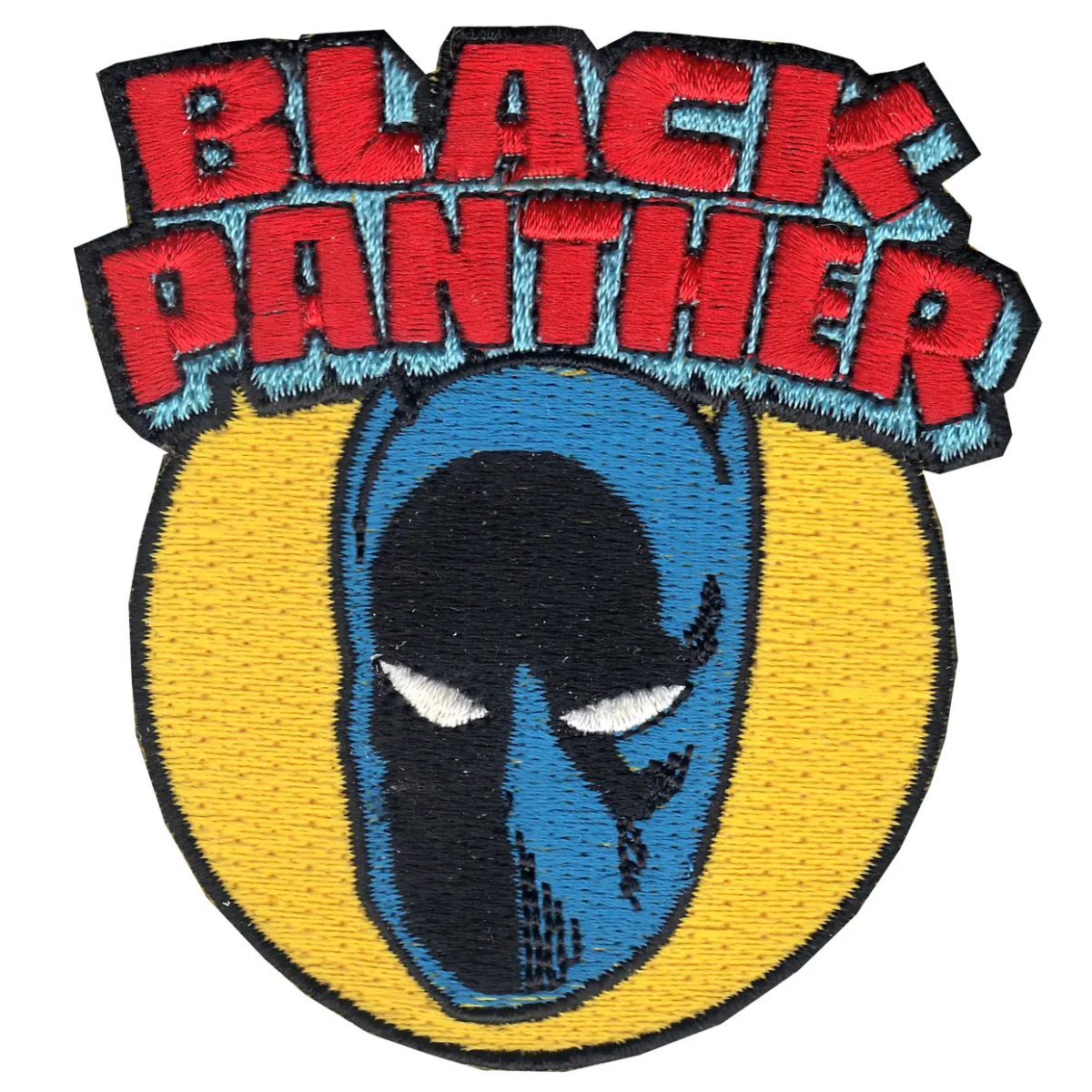 Black panther marvel retro superhero patch