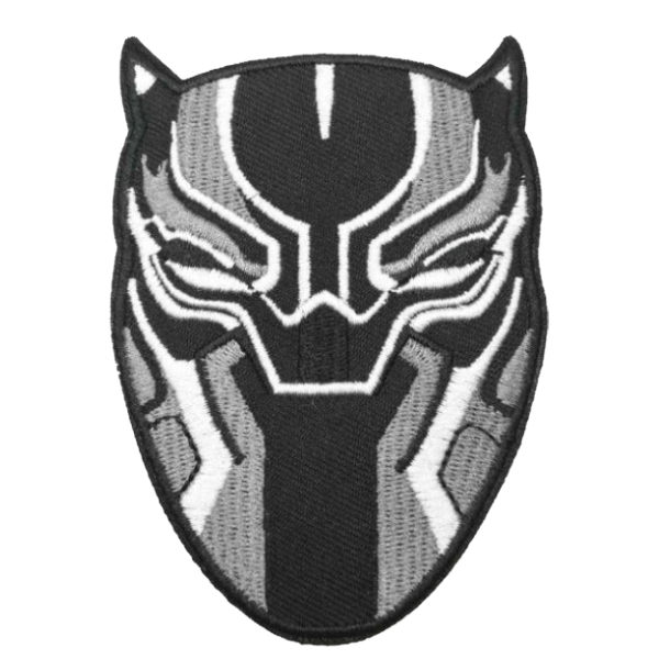 Black panther tactical mask patch
