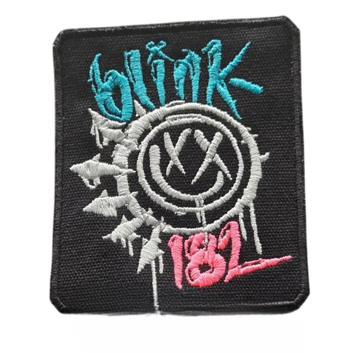 Blink 182 smiley face patch