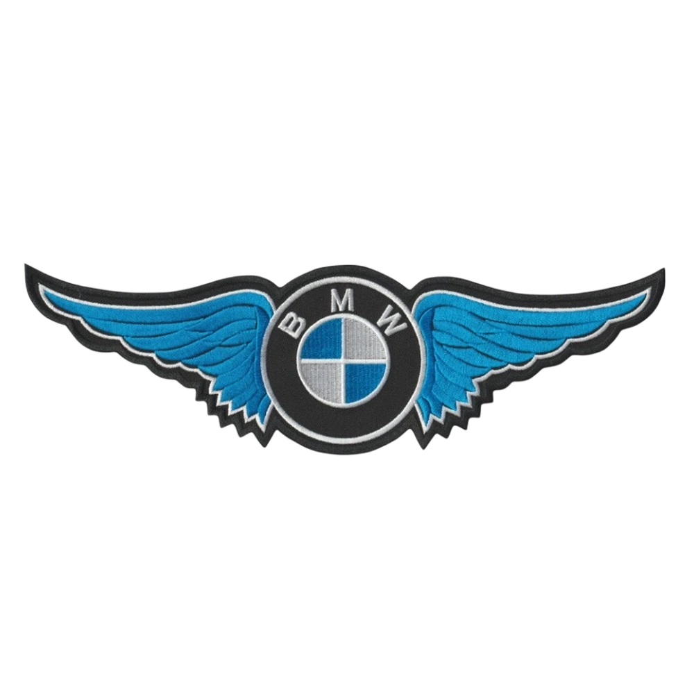 BMW Biker Winged Logo Patch