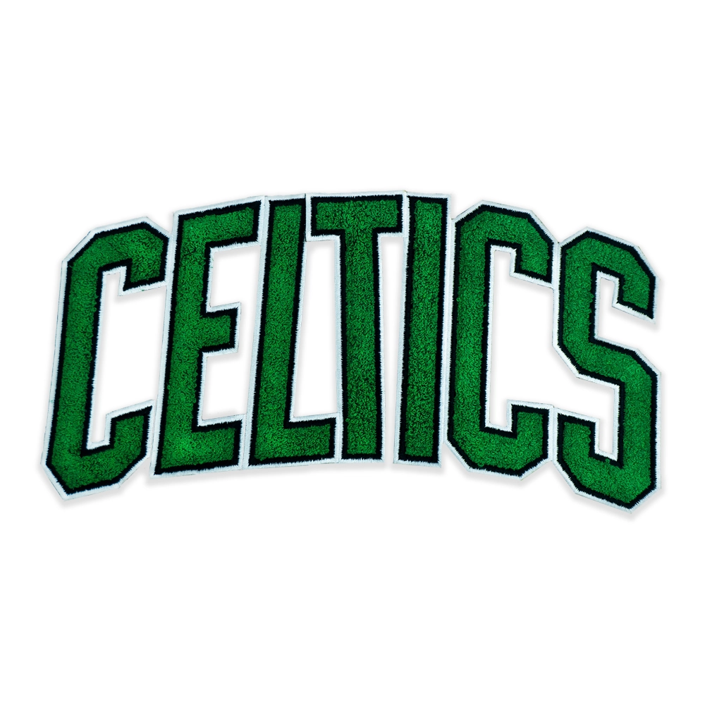 Boston Celtics Arched 3D Letter Patch