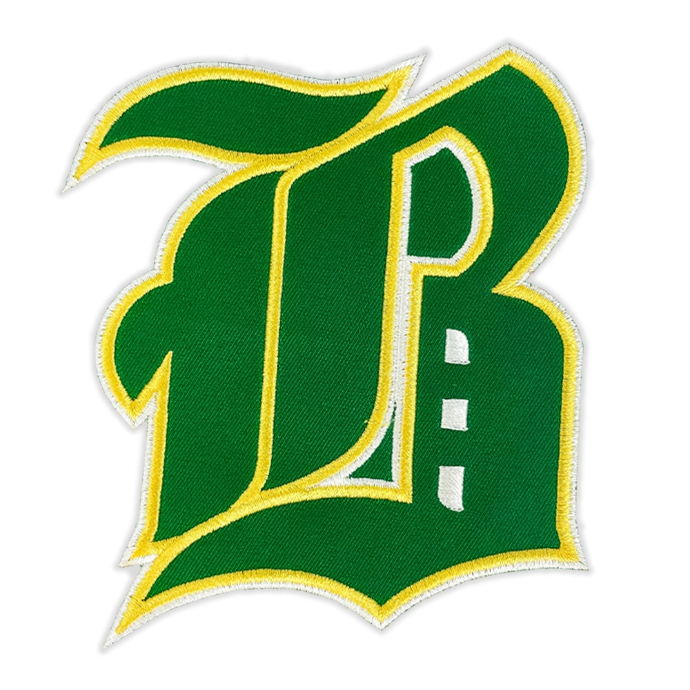 Boston celtics old english letter b patch
