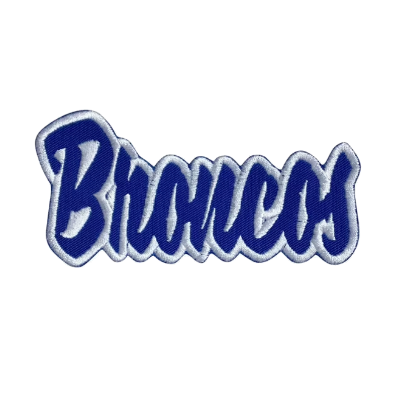 Denver Broncos Blue Script Patch