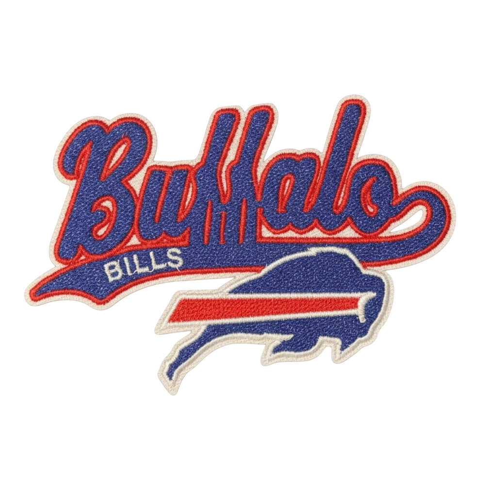 Buffalo bills retro buffalo logo patch