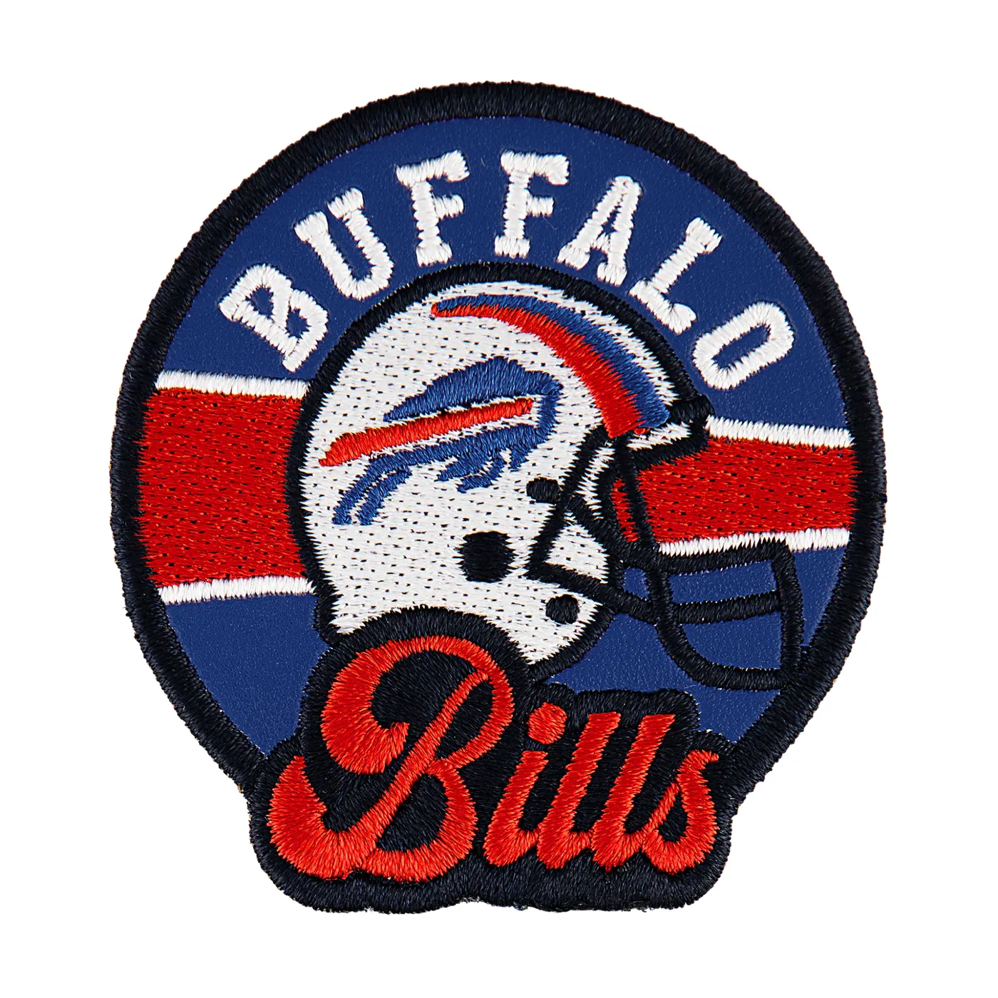 Buffalo Bills Round Helmet Logo Patch