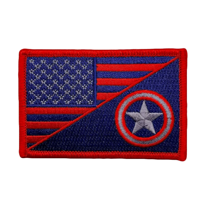 Captain America Flag Shield Patch