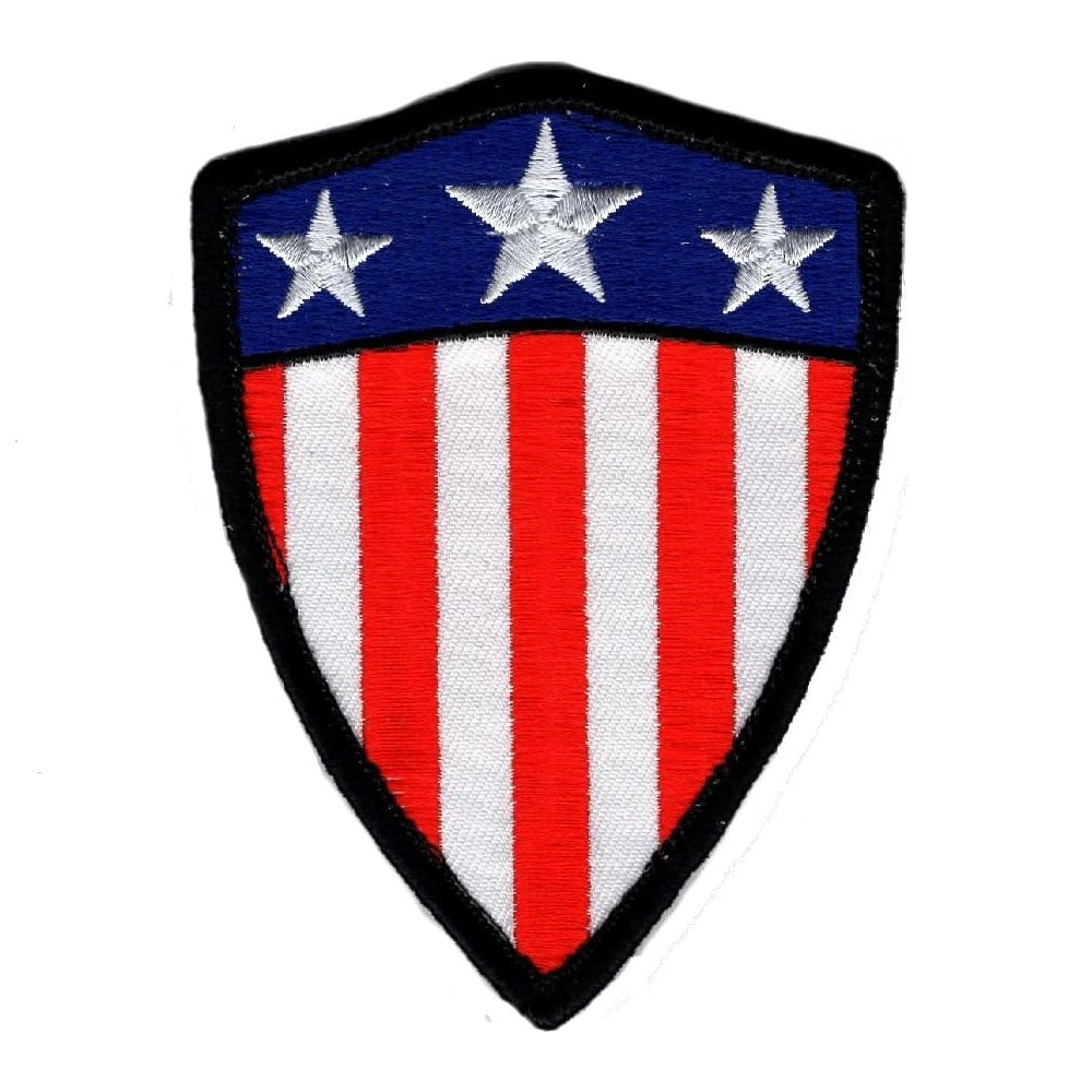 Captain america vintage shield badge patch