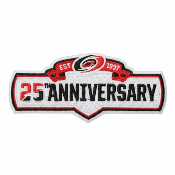 Carolina hurricanes est 1997 25th anniversary patch