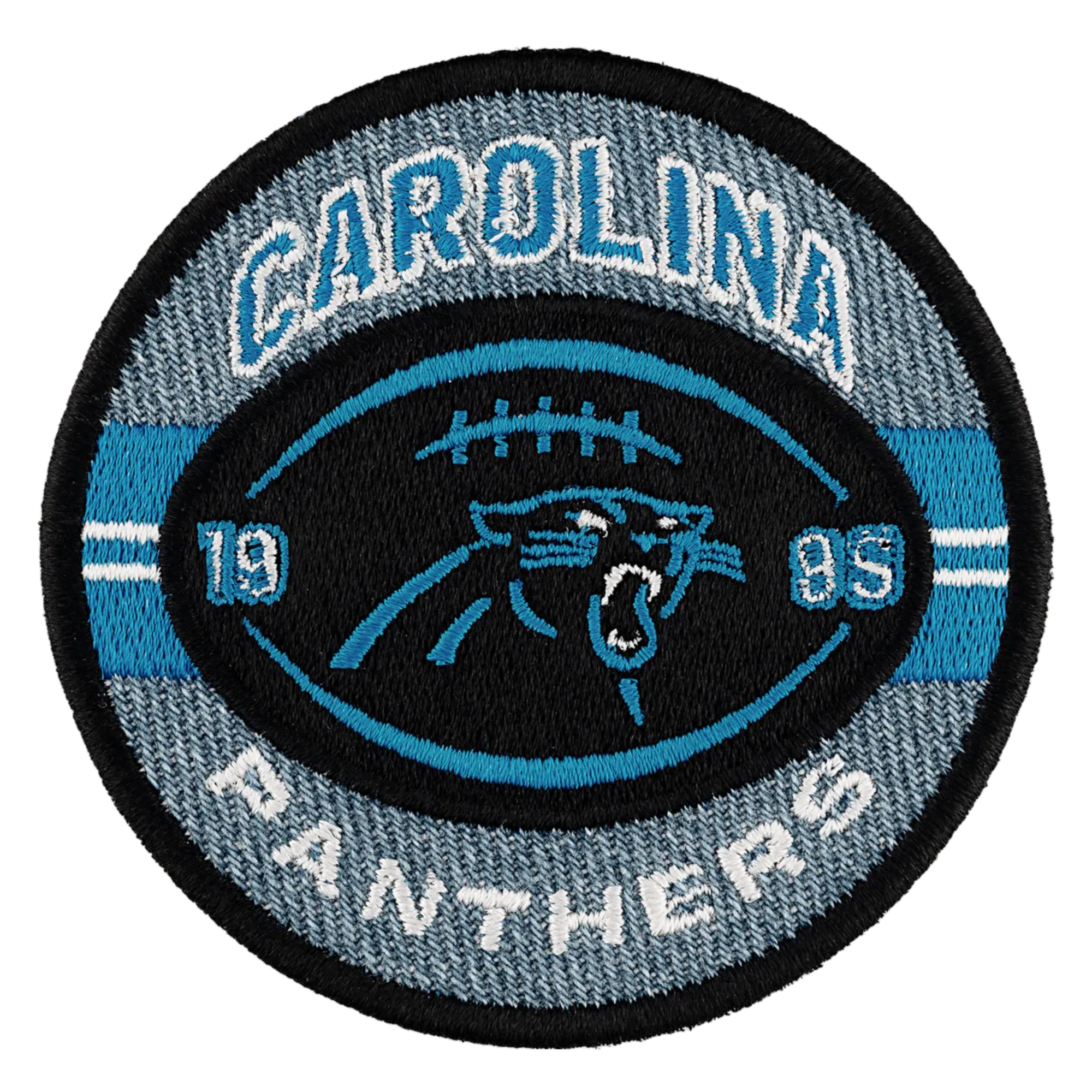 Carolina panthers 1995 retro logo embroidered patch