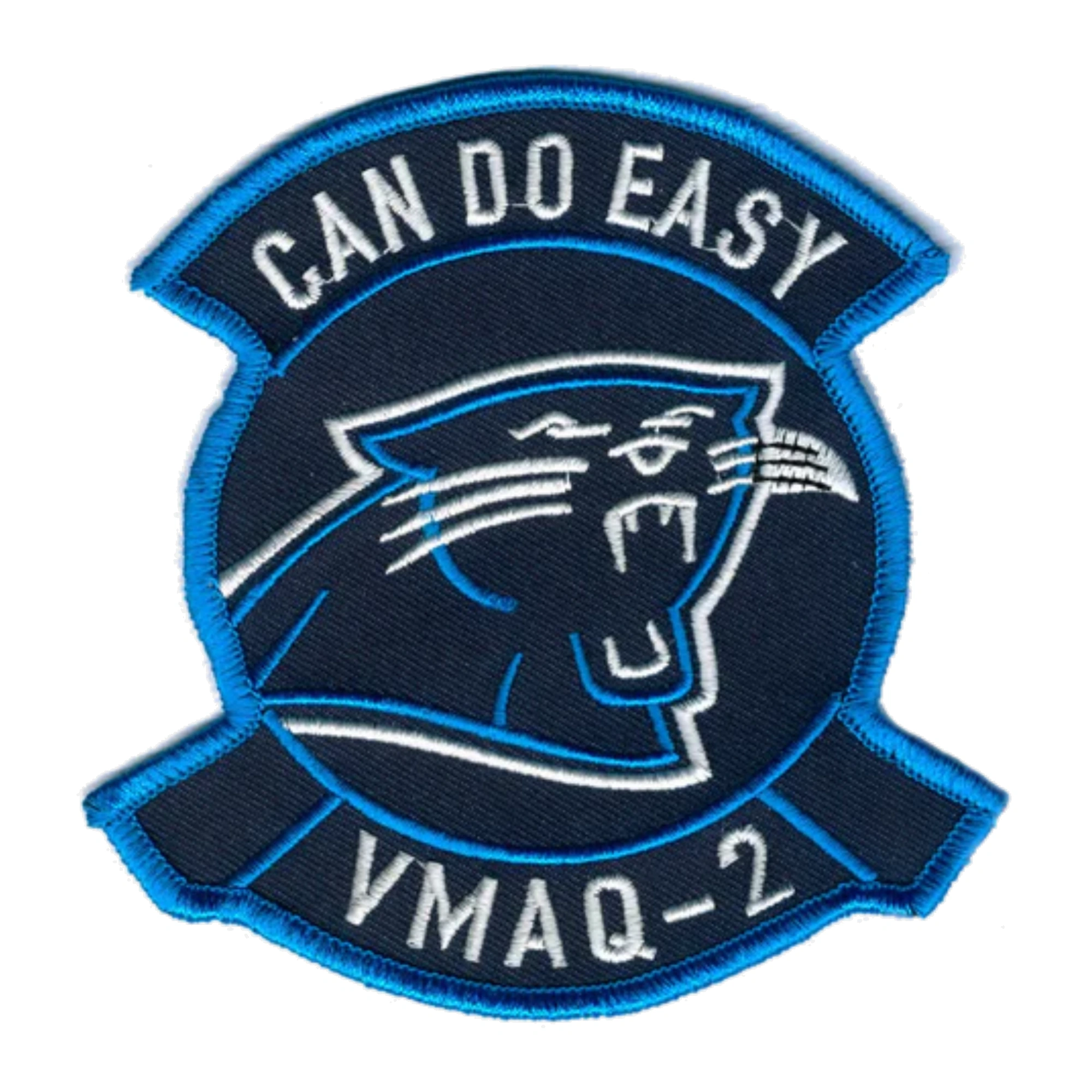 Carolina panthers vmaq 2 can do easy embroidered patch