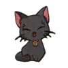 Yawn Kitty embroidered patch