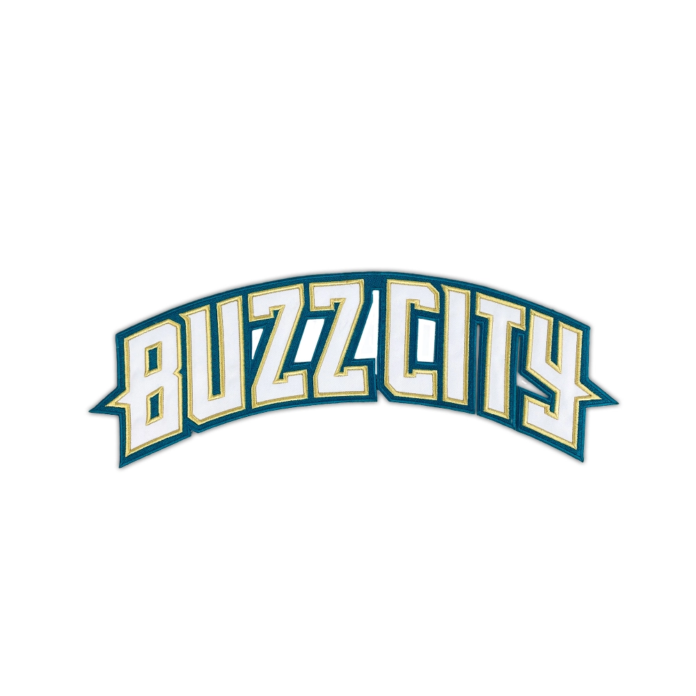 Charlotte Hornets Buzz City Wordmark Patch