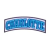 Charlotte Hornets Charlotte text Logo Patch