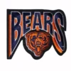 Chicago bears bears wordmark and bear head patch