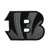 Cincinnati bengals black b logo embroidered patch