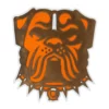 Cleveland Browns Bulldog Logo Patch