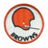 Cleveland browns vintage helmet embroidered patch